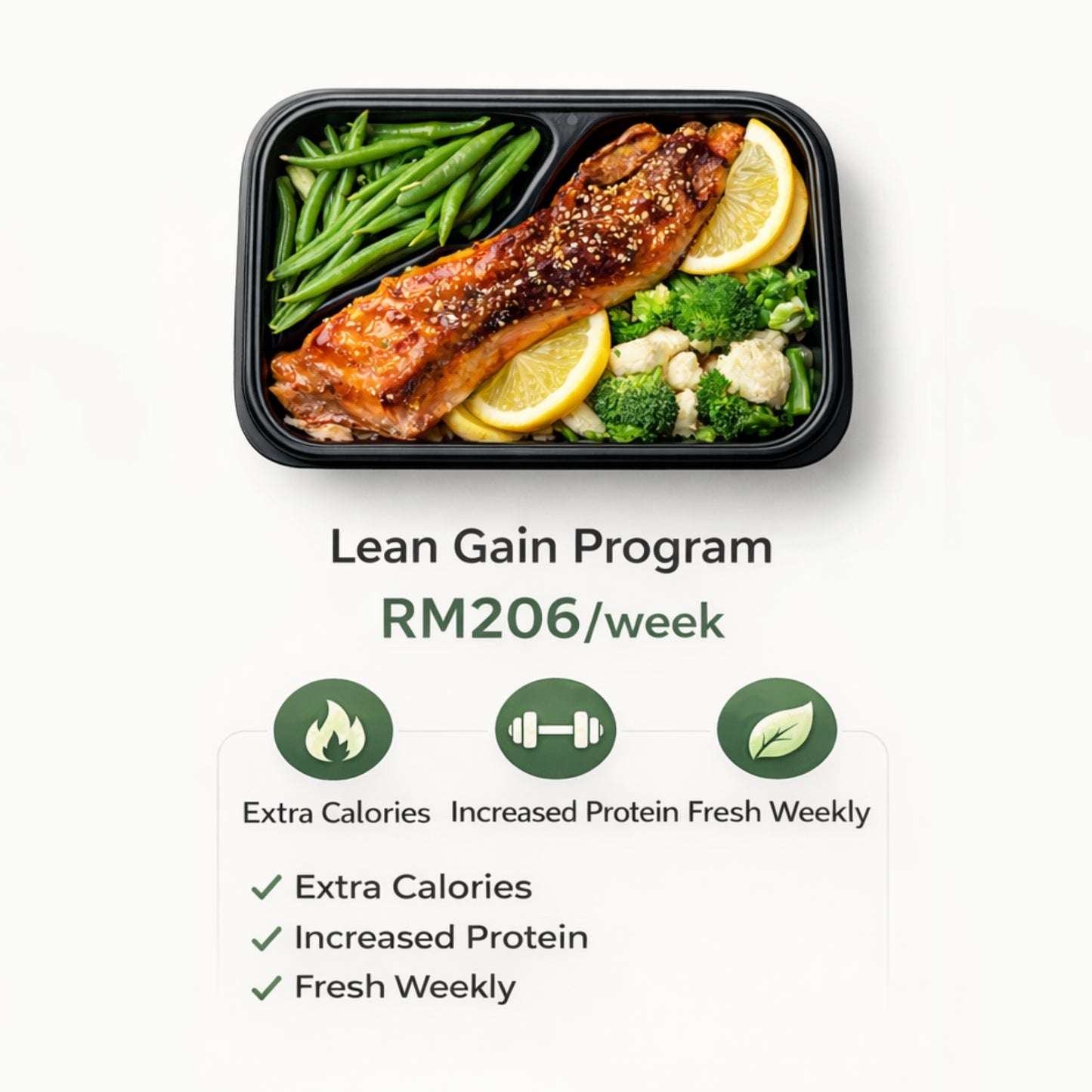 Lean Gain Program — 4 Week Plan